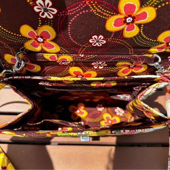 Vera Bradley Buttercup "Julia" Crossbody Bag - Picture 4 of 11